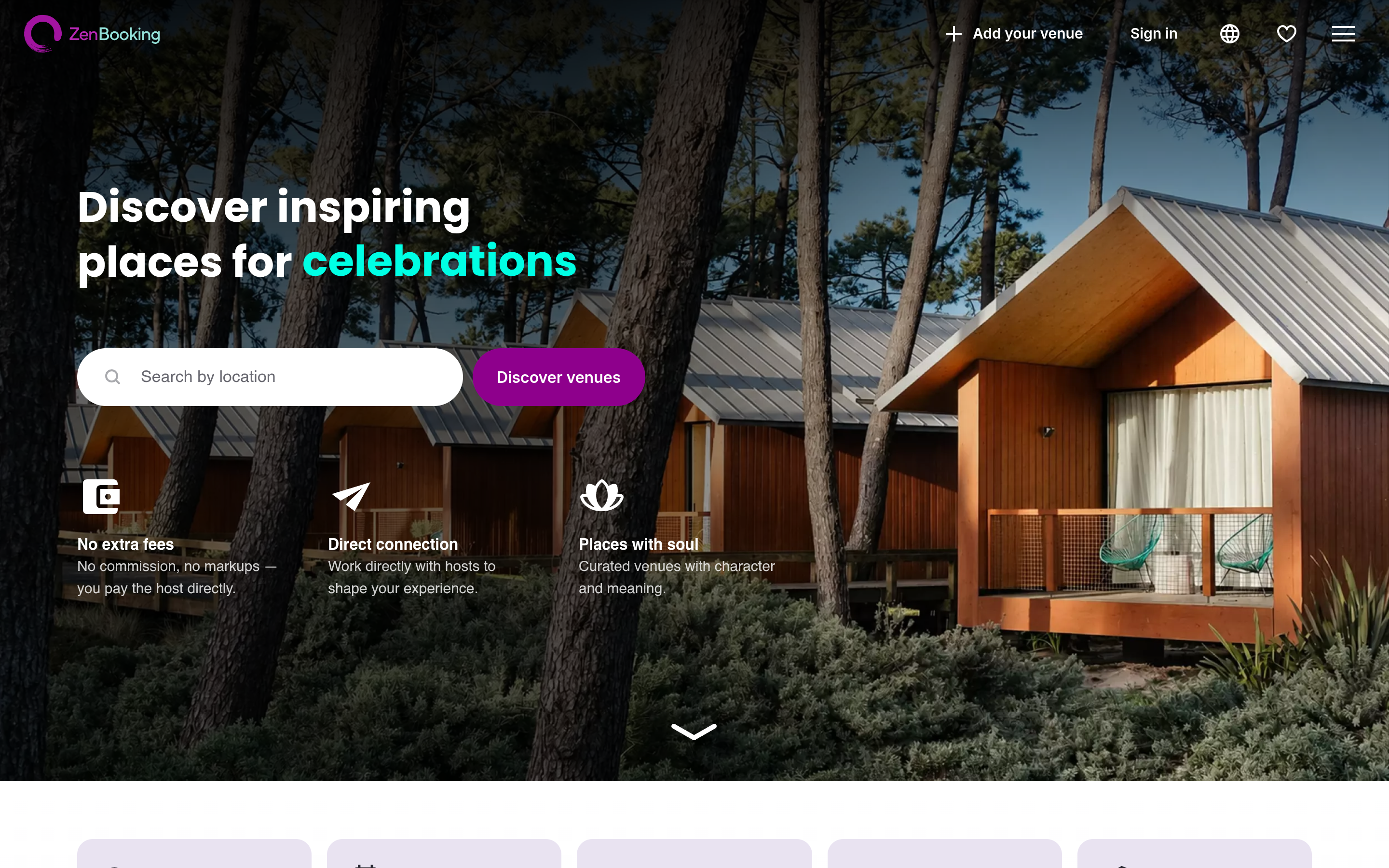 ZenBooking — captura del proyecto